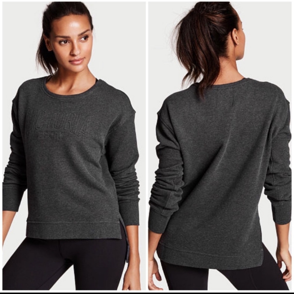 Victoria secret sport high low sweatshirt top